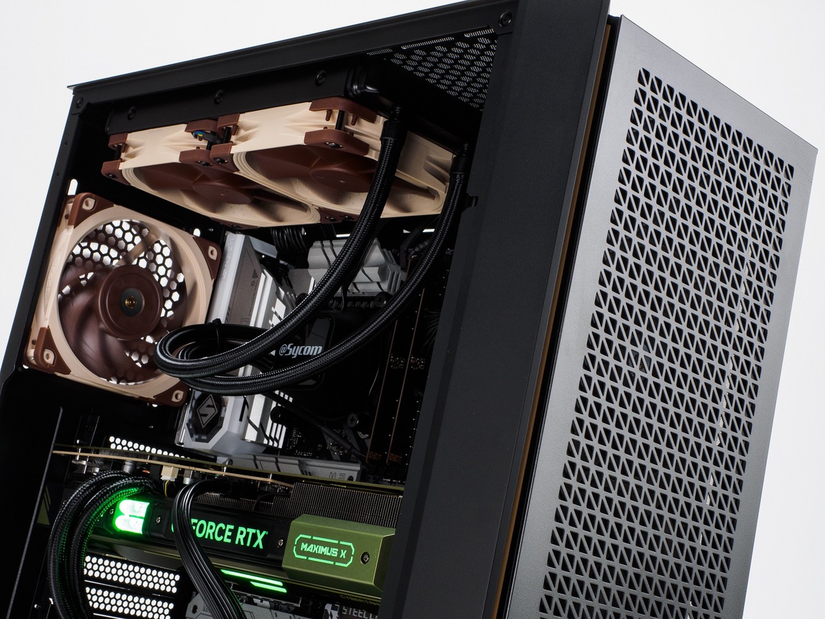 14900K＆RTX 4080 SUPERのデュアル水冷ワークステーションはNoctua