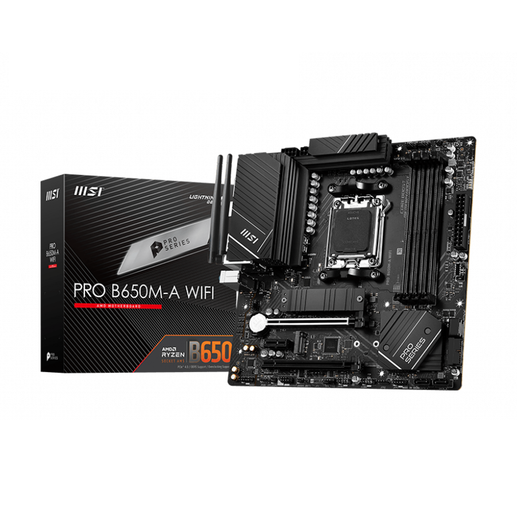 MSI PRO B650M-A WIFI Micro-ATX DDR5 Motherboard - MSI-US Official