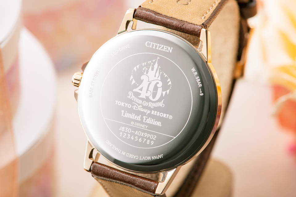 東京ディズニーリゾート40周年、限定ウォッチ登場。時間チェックのたび