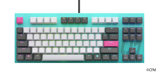 初音ミクと東プレのコラボキーボード「REALFORCE × 初音ミク GX1