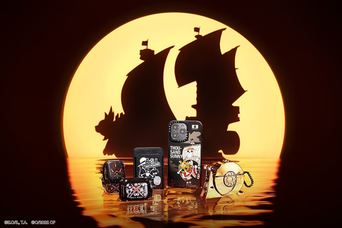 ONE PIECE × CASETiFYのコラボ第3弾、ゴールデン電伝虫を再現した
