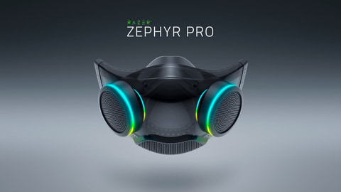 Razer、新型スマートゲーミングマスク「Razer Zephyr Pro」を発表