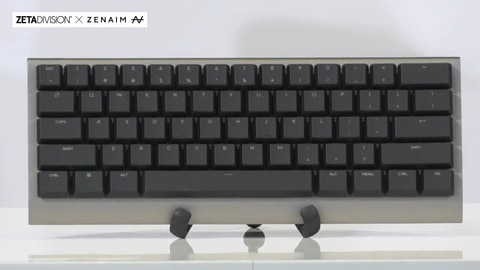 ZENAIMから60%サイズのロープロファイルゲーミングキーボード発表