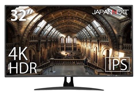 JAPANNEXT、IPS-AHVAパネル32型4Kモニターを新発売。期間限定の