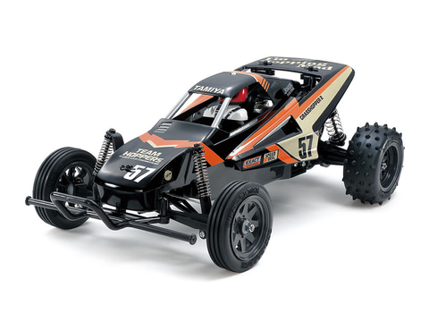 ブラックボディの特別仕様で登場。「1/10RC グラスホッパーIIブラック