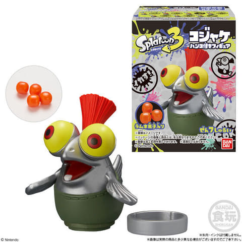 スプラトゥーン3」より食玩「コジャケ ハンコ付きフィギュア」が1月29