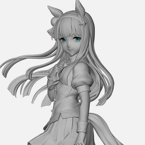 ウマ娘」、フィギュア「Lucrea サイレンススズカ」のCG原型画像が公開