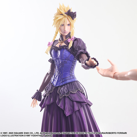 FFVII REMAKE」よりドレス姿の“クラウド”がアクションフィギュア化