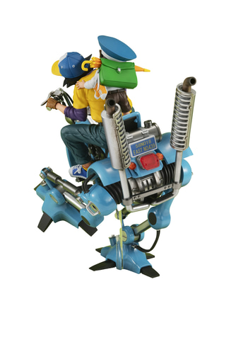 ドラゴンボールZ」より二足歩行ロボットに乗る悟空と悟飯をフィギュア