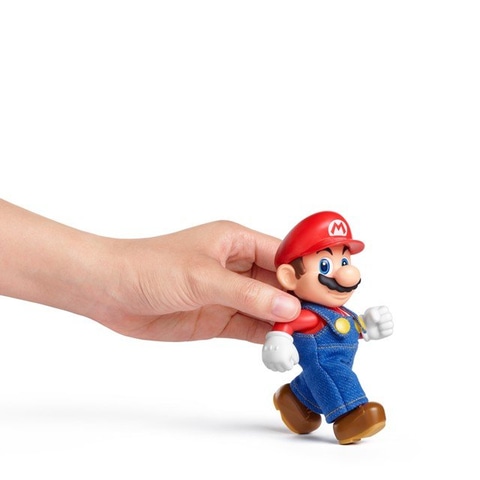 任天堂、マリオを手で押して遊べるおもちゃ「トコトコマリオ」を発表