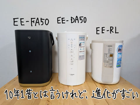 レビュー】ついに象印のスチーム加湿器に「STAN.」登場! 念願の脱