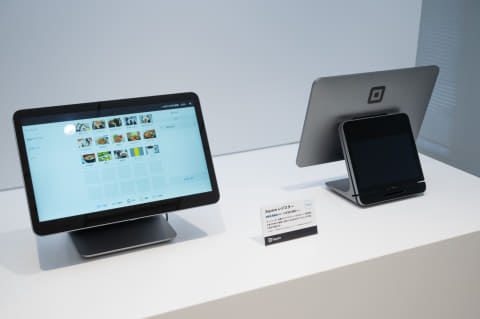 Square、2画面のハイエンドPOSレジ端末「Square レジスター