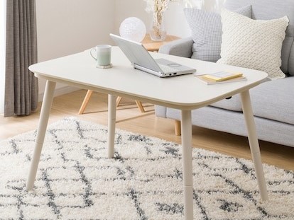 ニトリ、床でもソファーに座っても使える高さ調整可能な「2WAYこたつ