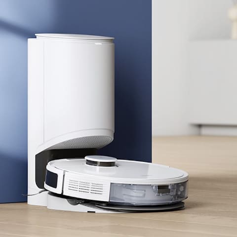 エコバックス、2カ月ゴミ捨て不要なロボット掃除機。パワフル吸引&抗菌