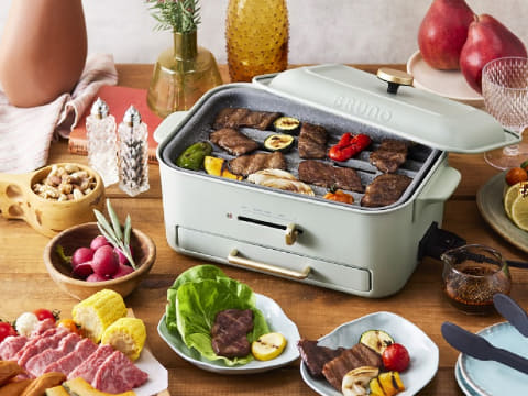 BRUNO、油はね&煙を90％超カットするホットプレート - 家電 Watch