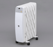 アイリスオーヤマ、放熱フィンをウェーブさせたオイルヒーター - 家電