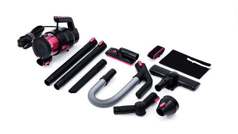 ツインバード、肩掛け可能で疲れにくい「サイクロン式ハンディー