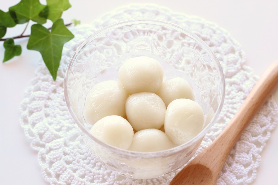 暮らし】【和菓子歳時記5】なめらかでモチモチ「白玉だんご（しらたま