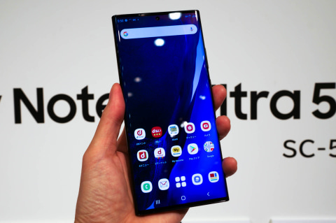 ドコモ、1億800万画素カメラの「Galaxy Note20 Ultra 5G SC-53A」を11