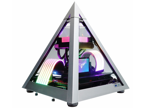 AZZA、ピラミッド型の魅せるパソコンケース - PC Watch