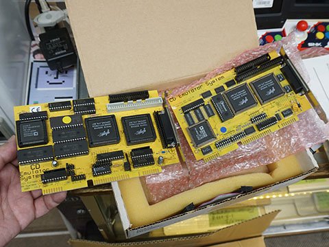 初代PlayStationのISAバス用開発ボードが入荷、CD-ROMエミュレーター