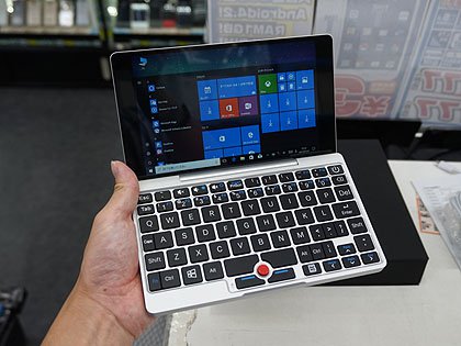 ポケットサイズの超小型ノートPC「GPD Pocket」が店頭入荷、重さは