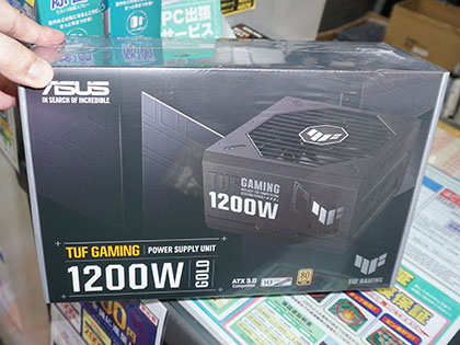 12VHPWRコネクタを2基搭載した「TUF Gaming 1200W Gold」がASUSから