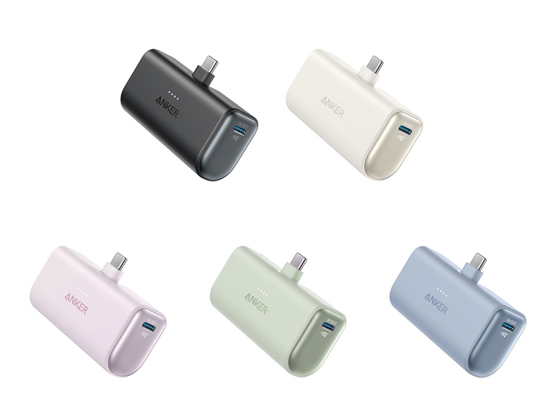 iPhone 15も急速充電できるコンパクトなUSB-Cモバイルバッテリーなど
