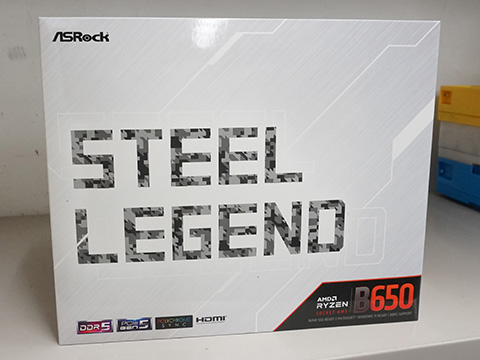 Ryzen 8000対応の白いマザー「B650 Steel Legend WiFi」がASRockから