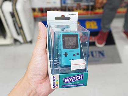 ゲームボーイカラー」風の腕時計が入荷、アラーム音はスーパーマリオ