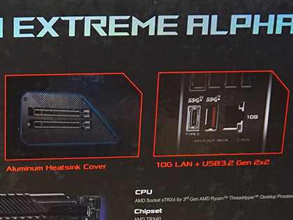 OC強化の第3世代Ryzen TR向けマザー「ROG Zenith II Extreme Alpha」が