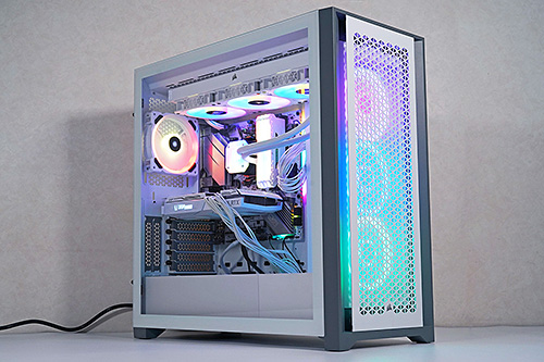 真っ白なRyzen搭載PCが欲しい！CORSAIR最新ケースと水冷クーラーで今時