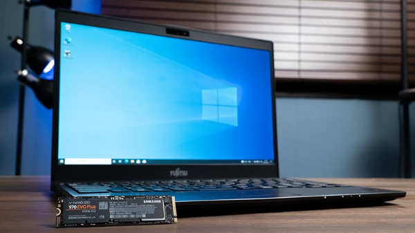 799g軽量ノート「LIFEBOOK U938/S」を1TB NVMe SSDに換装、Windows 11