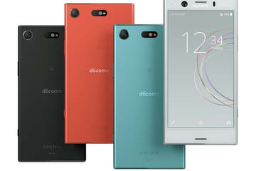 4.6型でカメラ進化のXperia XZ1 Compactをドコモが発売。18mm超広角自