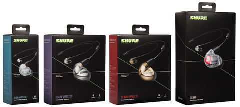 ShureイヤフォンSEシリーズ、付属ワイヤレスケーブルが上位の「RMCE