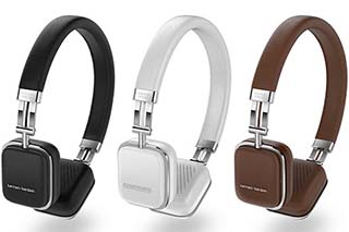 Harman Kardon、本革使用のBluetoothオンイヤーヘッドフォン「SOHO