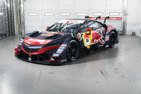無限、SUPER GT参戦マシン「Red Bull MOTUL MUGEN NSX-GT」カラー