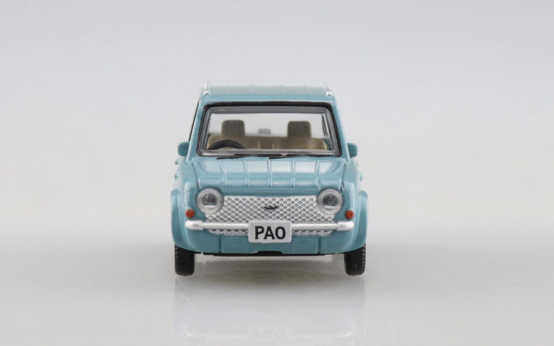 日産「パオ」を1/64スケールで再現したアオシマ「1/64 Nissan PAO