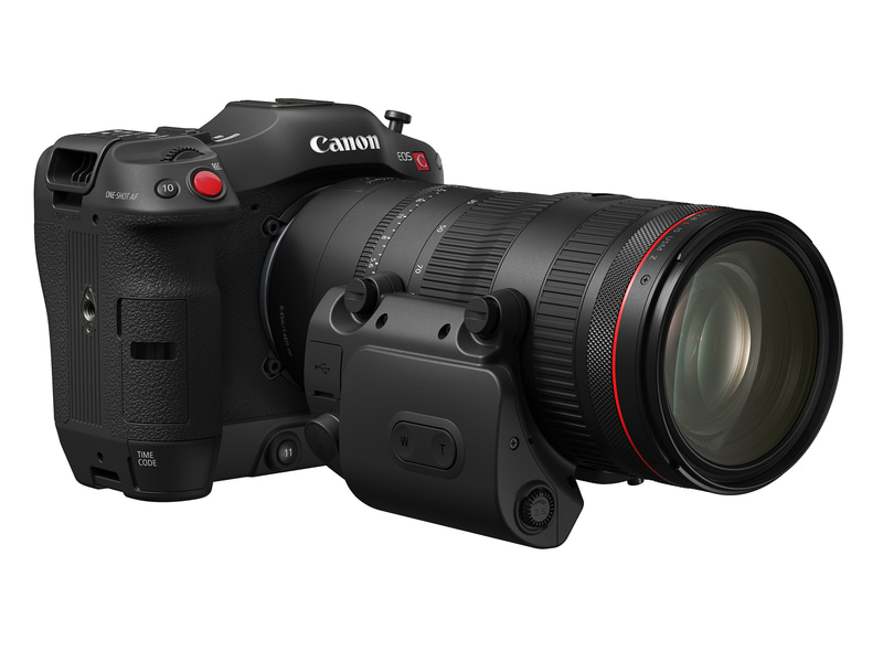 キヤノン、大口径標準ズーム「RF24-105mm F2.8 L IS USM Z」。パワー