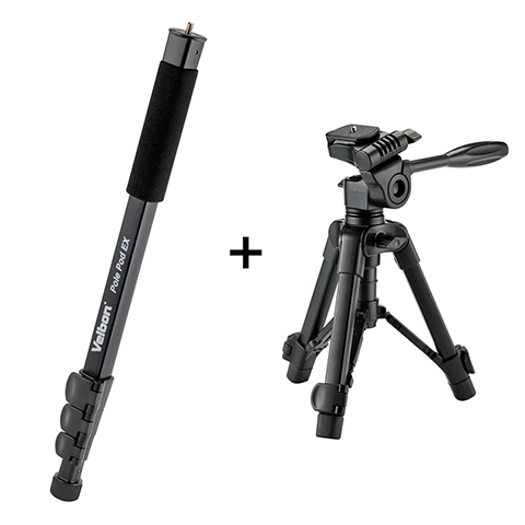 ベルボン、三脚と一脚が合体した「ポールポッド」新モデル - デジカメ