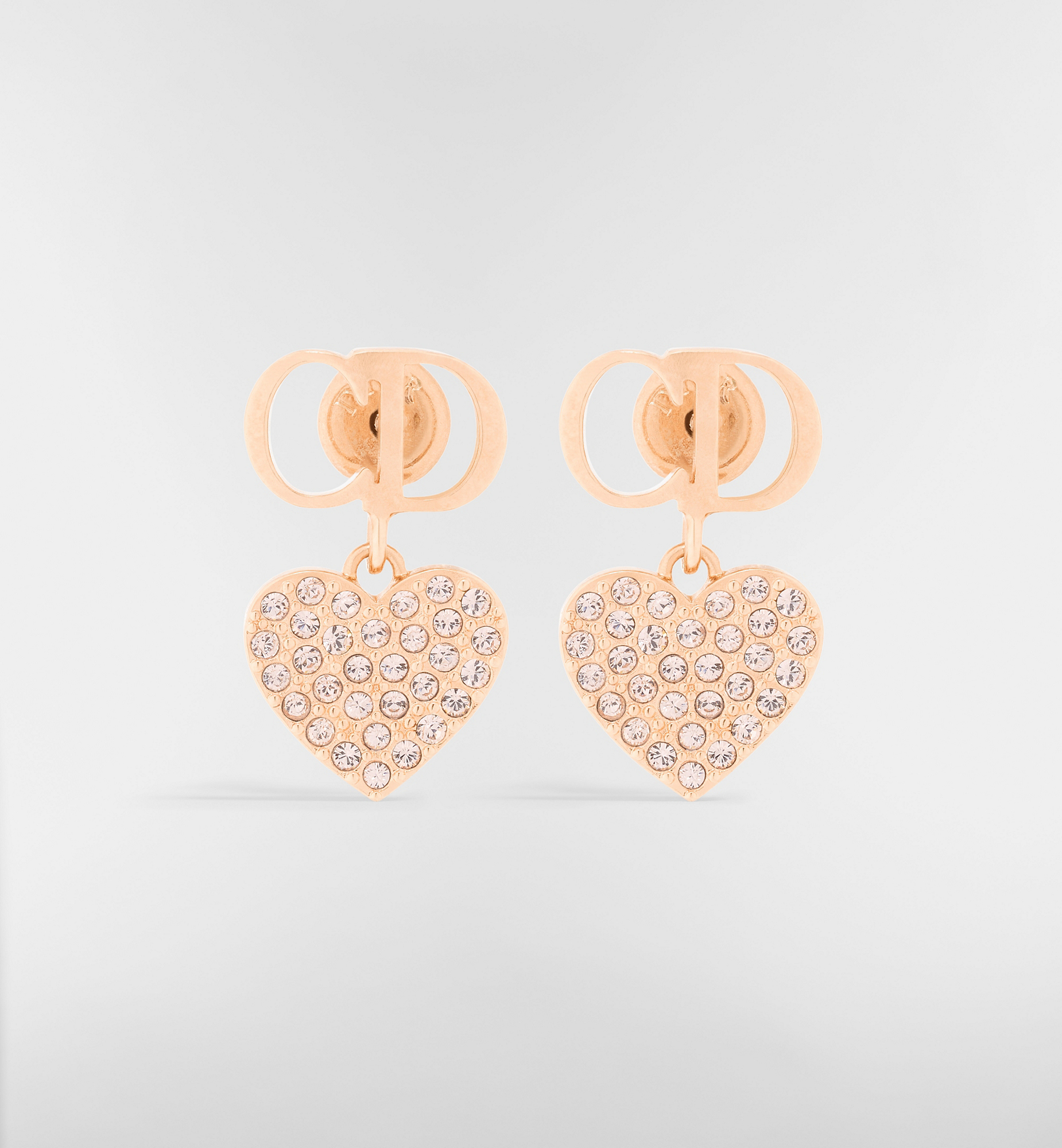 DIOR | Clair D Lune ピアス メタル & クリスタル