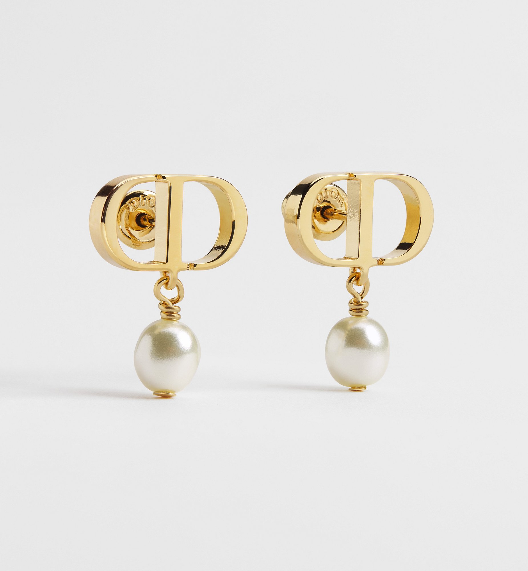 DIOR | Petit CD ピアス メタル & レジンパール