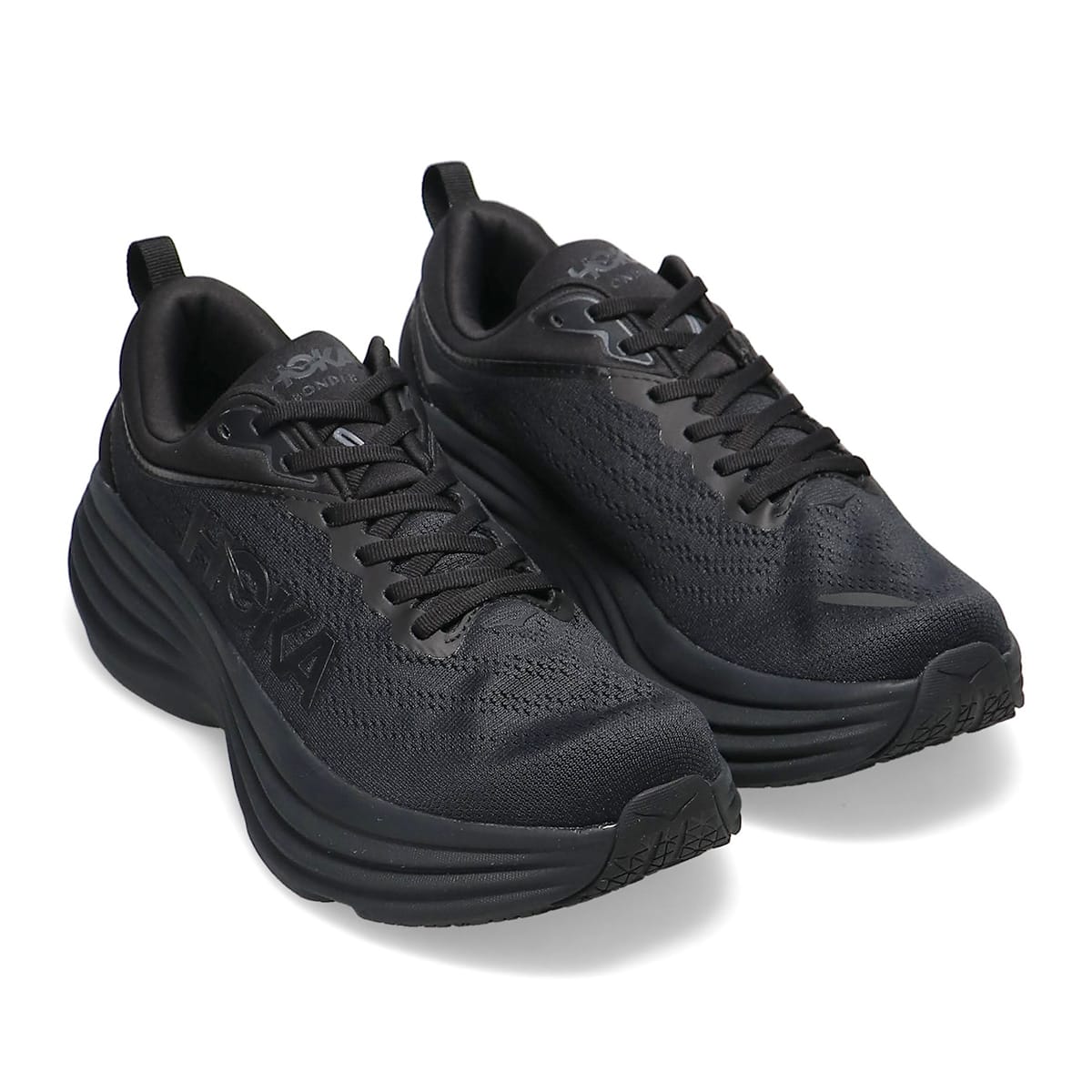 HOKA BONDI 8 Black / Black （ホカ ボンダイ 8-ブラック） | atmos