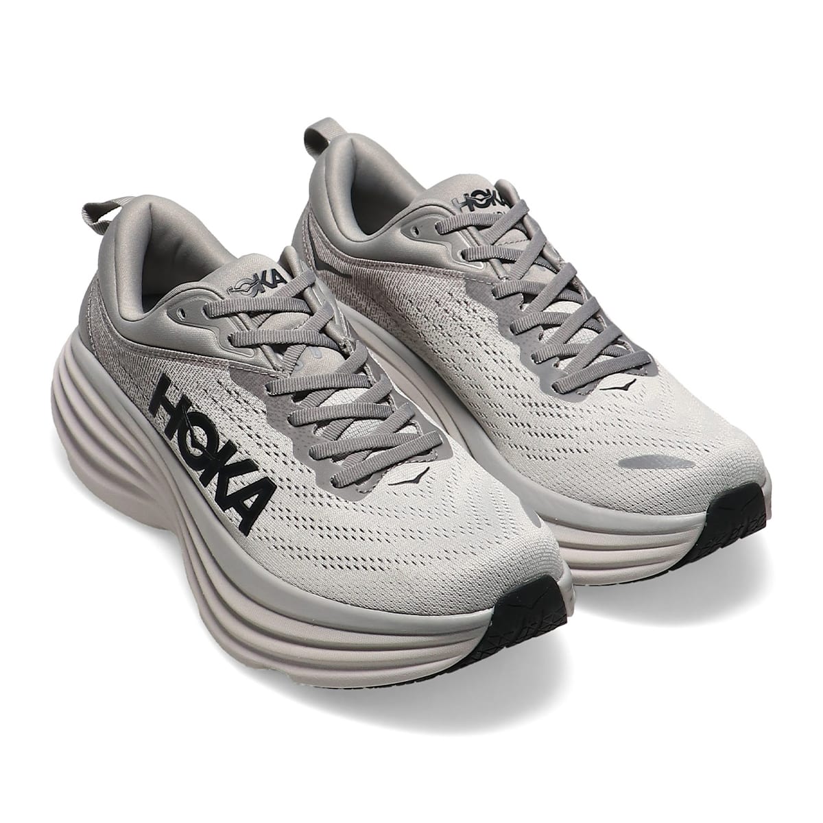 HOKA BONDI 8 Sharkskin / Harbor Mist（ホカ ボンダイ 8-グレー
