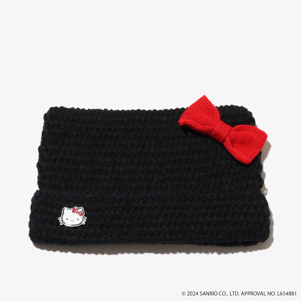 HELLO KITTY x atmos pink Cat Beanie BLACK（ハローキティ × アトモス