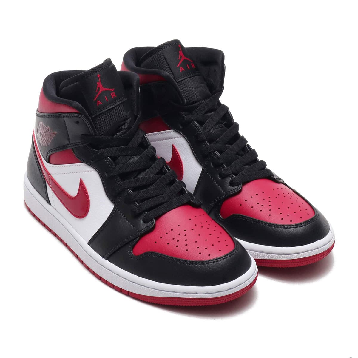 JORDAN BRAND AIR JORDAN 1 MID BLACK/NOBLE RED-WHITE 20SP-S
