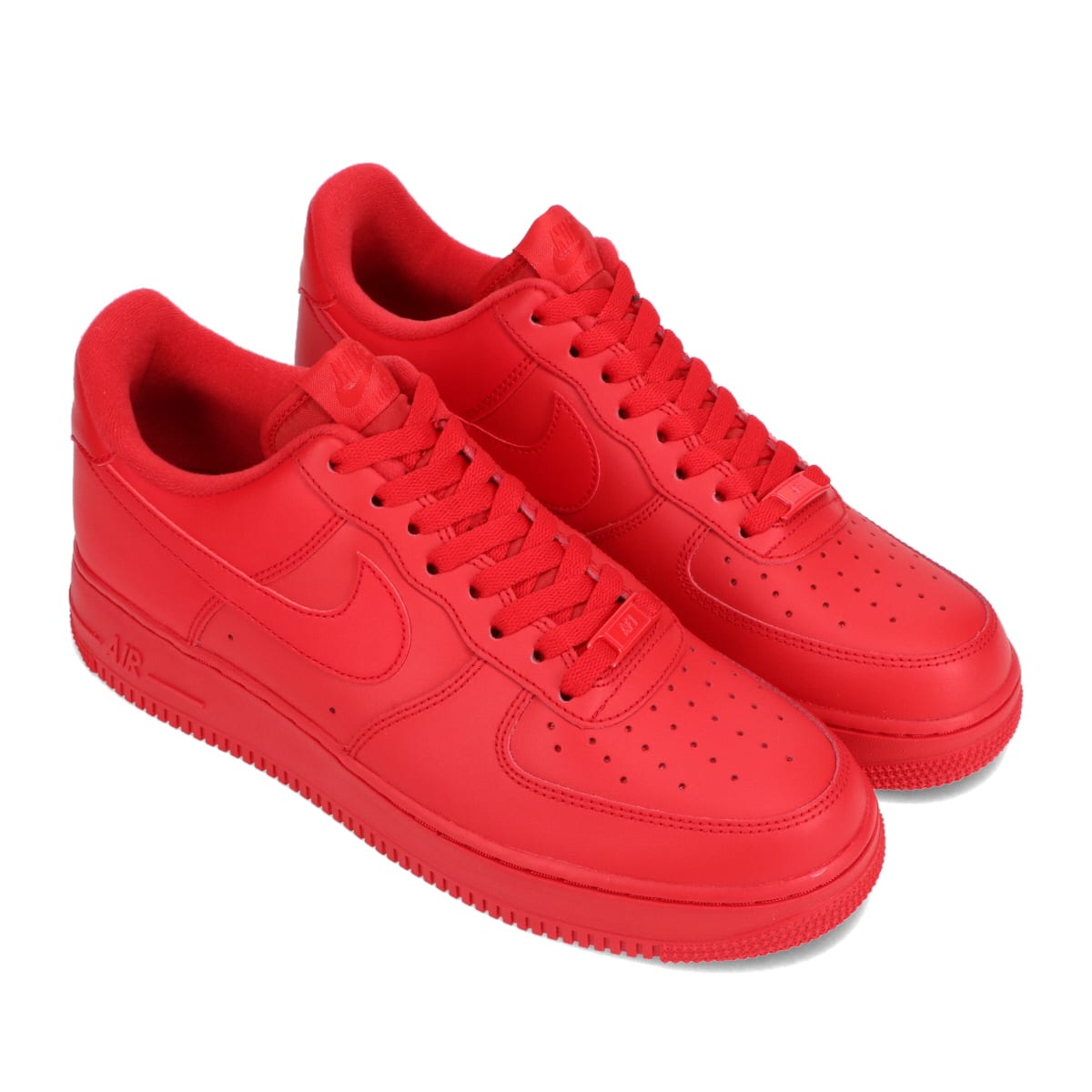 NIKE AIR FORCE 1 '07 LV8 1 UNIVERSITY RED/UNIVERSITY RED-BLACK
