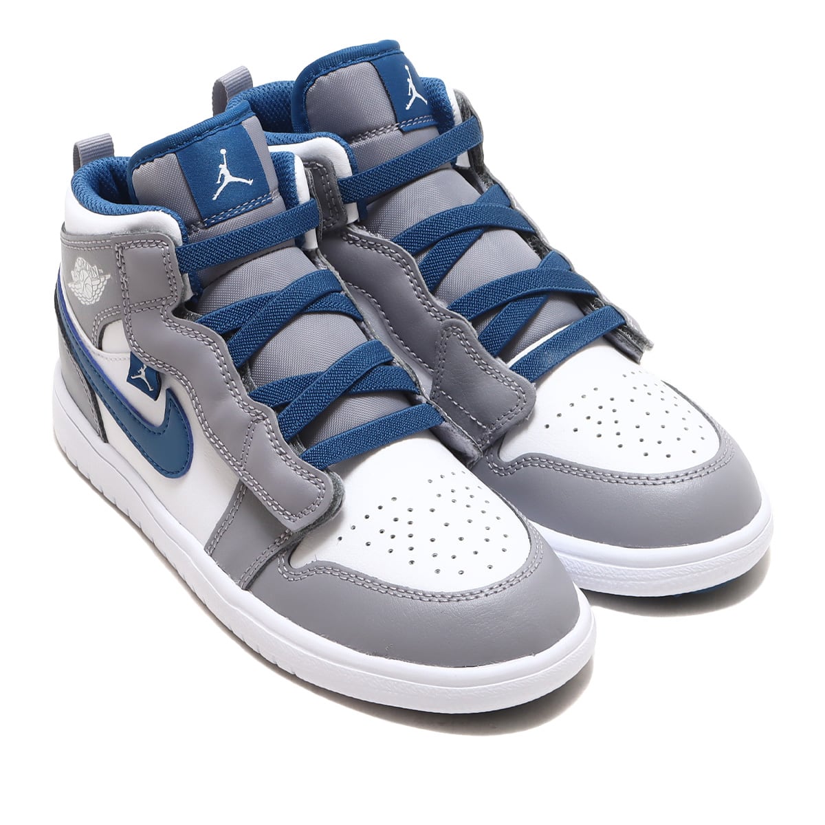 JORDAN BRAND JORDAN 1 MID ALT PS CEMENT GREY/WHITE-TRUE BLUE 23SP