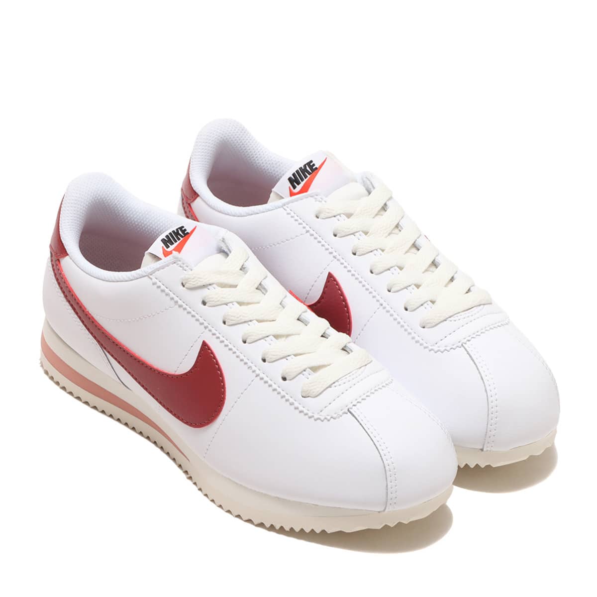 NIKE W CORTEZ WHITE/CEDAR-RED STARDUST-SAIL（ナイキ ウィメンズ