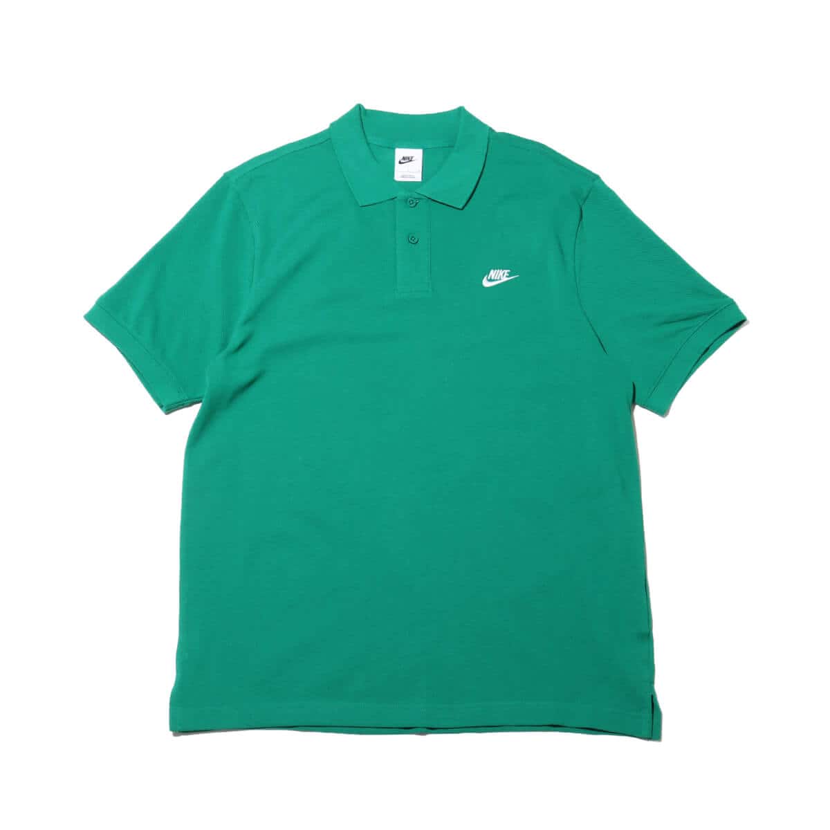 NIKE AS M NK CLUB SS POLO PIQUE MALACHITE/WHITE（ナイキ クラブ